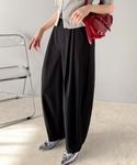ワイドパンツ パンツ 上品なカーブラインで魅了...の詳細画像2