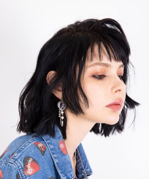 すぐ届く【HYSTERIC GLAMOUR】パールスタッズピアス ハート HYSTERIC GLAMOUR ピアス WOMAN パールスタッズピアス