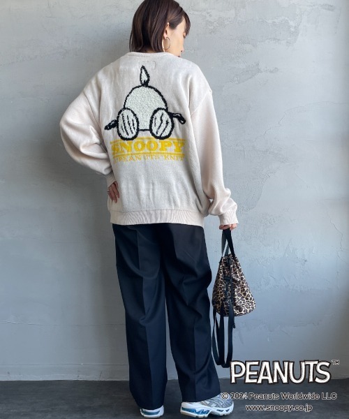 SEQUENZE ニット セーター 「SEQUENZ/シークエンズ」 SNOOPY ビッグ