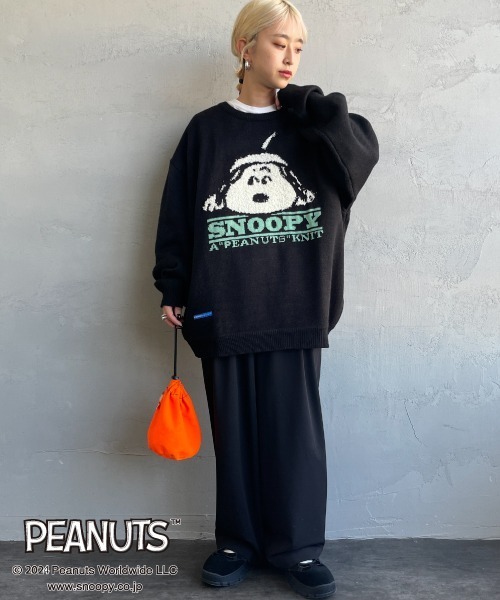 SEQUENZE ニット セーター 「SEQUENZ/シークエンズ」 SNOOPY ビッグ
