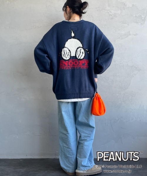 SEQUENZE ニット セーター 「SEQUENZ/シークエンズ」 SNOOPY ビッグ