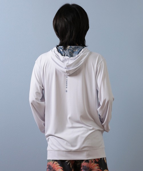 ビラボン　ウェアL BILLABONG ビラボン 水着 ラッシュガード ジップアップ パーカー
