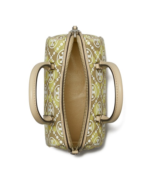 国内直営【Tory Burch】Tモノグラム メッシュ プチバレルバッグ 国内直営【Tory Burch】Tモノグラム メッシュ プチバレルバッグ