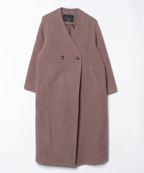 美品　SLOBE IENA スローブイエナ　ノーカラーウールコート　L SLOBE IENA（スローブイエナ） Vネックノーカラーコート◇ : ZOZOTOWN