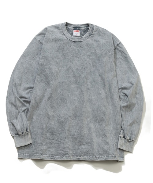 Supreme tシャツ 「SUPREME/シュプリーム」L/S TEE MINERAL WASH MADE 