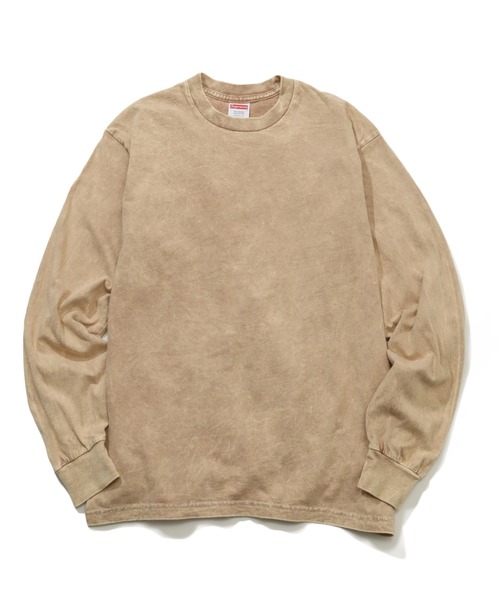 Supreme tシャツ 「SUPREME/シュプリーム」L/S TEE MINERAL WASH MADE 