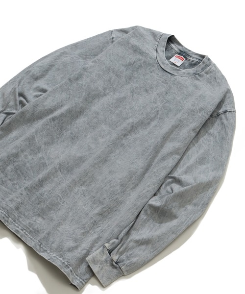 SUPREME/シュプリームミネラルウォッシュ ロングスリーブTシャツ