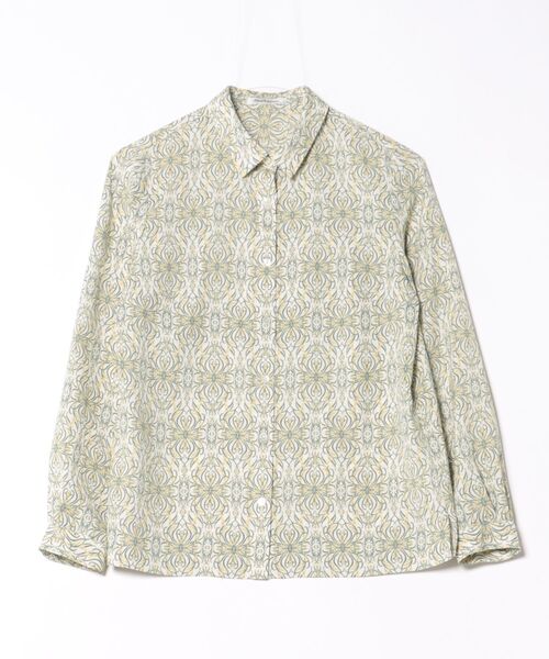 NEWYORKER L-SIZE / ニューヨーカー エルサイズ ミモザプリント レギュラーカラーシャツ NEWYORKER L-SIZE｜【L】ミモザプリント レギュラーカラーシャツ