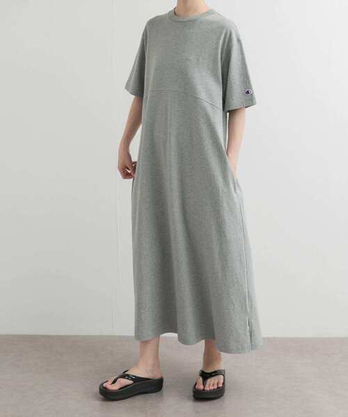 Champion ワンピース 「別注」CHAMPION×DOORS Jersey One-Piece