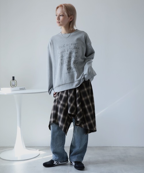 ULYSSES スカート アシンメトリーチェックスカート : ZOZOTOWN Yahoo