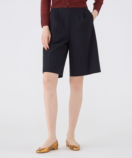 MACPHEE（マカフィー） パンツ コットンジョーゼット ハーフパンツ