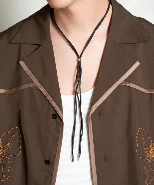 Forte ネックレス West Side Modern 2-Way Leather Necklace/2-way