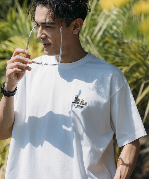 Foxfire tシャツ Foxfire/フォックスファイヤー 別注 刺繍ロゴ