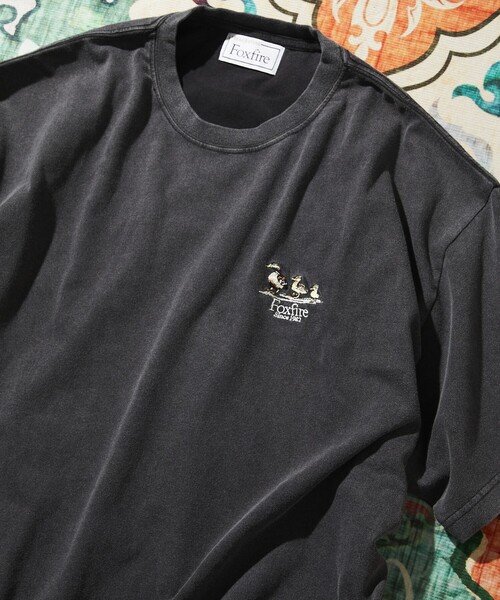 Foxfire（フォックスファイヤー） tシャツ 別注 刺繍ロゴ ショート
