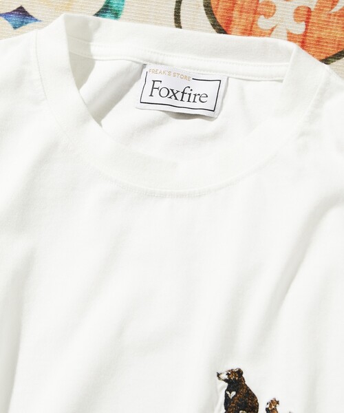 Foxfire（フォックスファイヤー） tシャツ 別注 刺繍ロゴ ショート