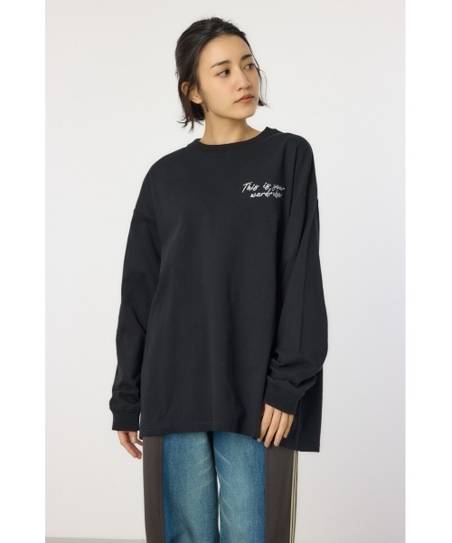 ディオール ヴィンテージ トロッター 長袖ストレッチTシャツ コーヒーブラウン RODEO CROWNS WIDE BOWL | GOヴィンテージライクL/Sトップス (T