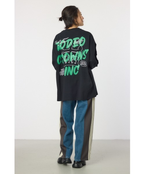 RODEO CROWNS WIDE BOWL tシャツ BACK SKETCH LOGO ロングT