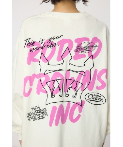 RODEOCROWNS ビック Tシャツ お揃い レディース(F) キッズ(M) RODEO CROWNS WIDE BOWL（ロデオクラウンズワイドボウル） tシャツ