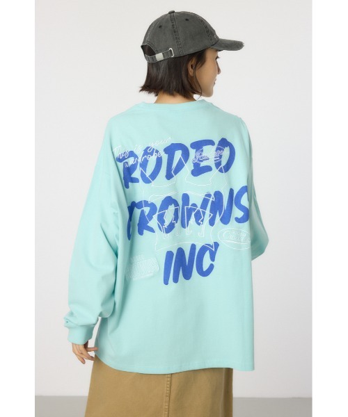 RODEO CROWNS WIDE BOWL tシャツ BACK SKETCH LOGO ロングT