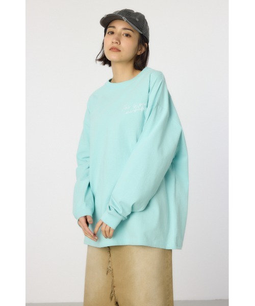 売れ筋商品|||ロサムンド Tシャツ レディース トップス STRAP - Top - ivory RODEO CROWNS WIDE BOWL tシャツ BACK SKETCH LOGO ロングT