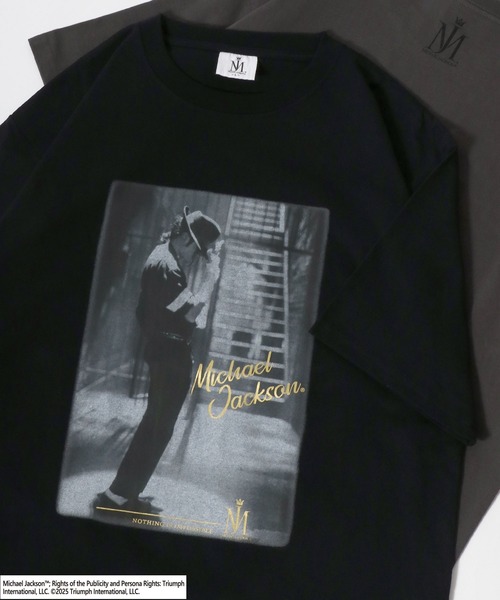 2560　マイケルジャクソン　レディース　Ｔシャツ　黒　Ｓ セール】MICHAEL JACKSON/マイケルジャクソン オーバーサイズ