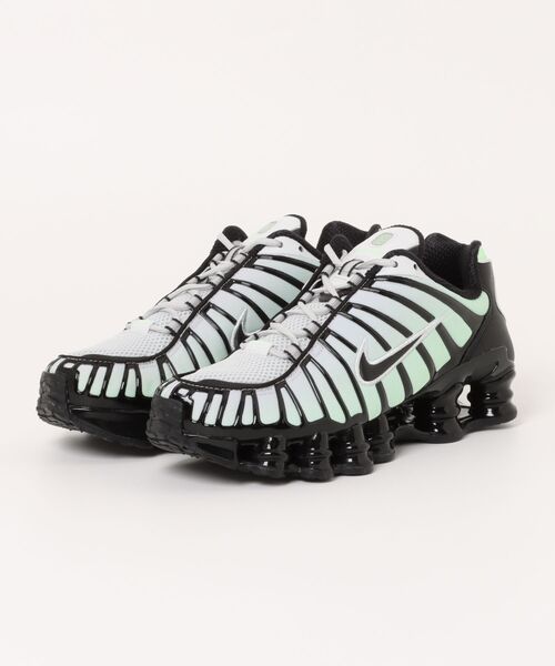 NIKE W SHOX TL BLACK/BLACK-MTLC HEMATITE-MAX ORANGE（ナイキ