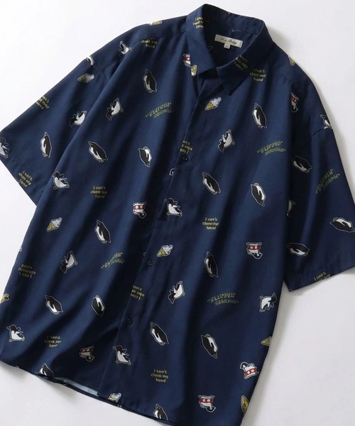 SITRY（シトリー） シャツ Silk Touch Animal Print Shirt/接触冷感