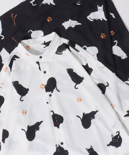 SITRY（シトリー） シャツ Silk Touch Animal Print Shirt/接触冷感