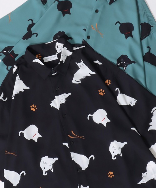 SITRY（シトリー） シャツ Silk Touch Animal Print Shirt/接触冷感