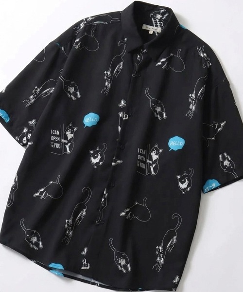 SITRY（シトリー） シャツ Silk Touch Animal Print Shirt/接触冷感