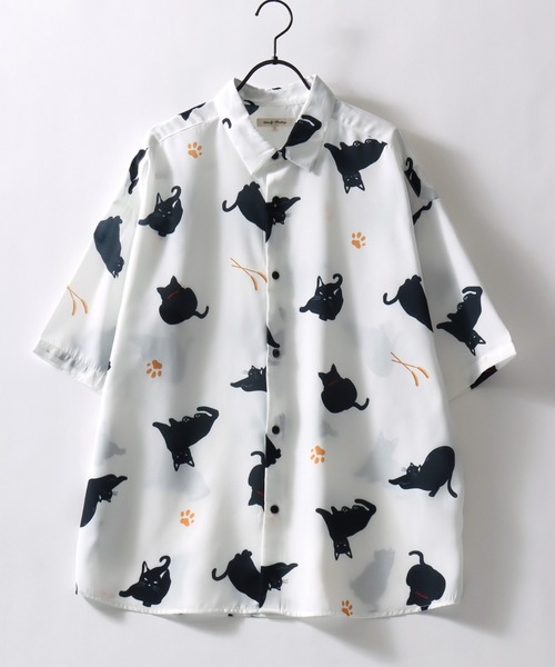 SITRY（シトリー） シャツ 半袖 Silk Touch Animal Print Shirt/接触冷