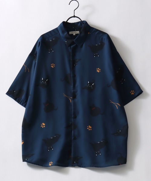 SITRY（シトリー） シャツ 半袖 Silk Touch Animal Print Shirt/接触冷