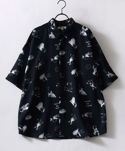SITRY（シトリー） シャツ Silk Touch Animal Print Shirt/接触冷感
