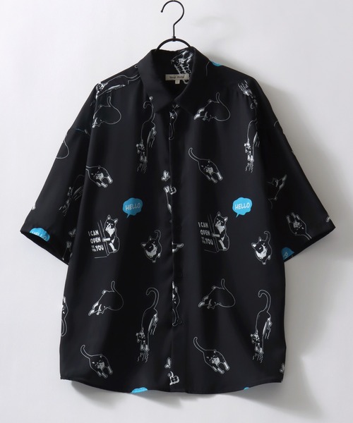 SITRY（シトリー） シャツ 半袖 Silk Touch Animal Print Shirt/接触冷