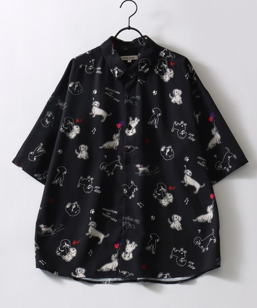 SITRY（シトリー） シャツ 半袖 Silk Touch Animal Print Shirt/接触冷