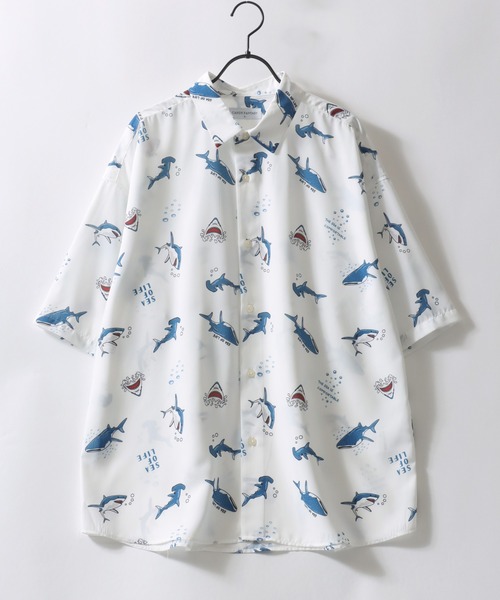 SITRY（シトリー） シャツ Silk Touch Animal Print Shirt/接触冷感