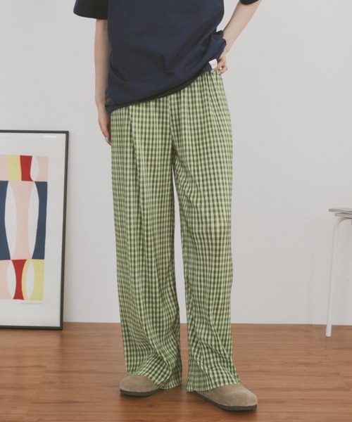 Gingham Check Pants / Red / ギンガムチェックパンツ | シープ