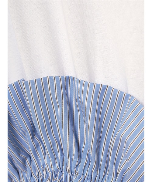 SORIN tシャツ Asynmentry Ruffled T-shirt レディース