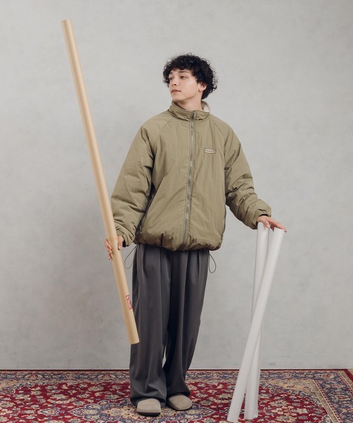 「MUHET」 ブルゾン X-LARGE ネイビー レディース_画像9