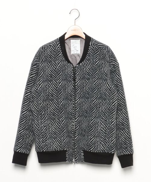 SHAREEF（シャリーフ） ジップアップブルゾン 1 ブラック メンズ