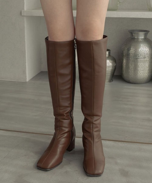 Ambre Neige（アンブルネージュ） ロングブーツ MEDIUM ダークブラウン