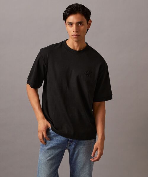 さらに100円引き◆ ◆インターロックTシャツ Calvin Klein tシャツ 「ユニセックス」インター ロックTシャツ