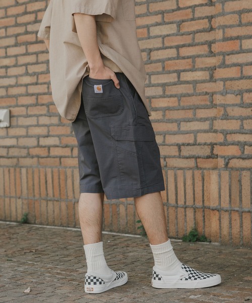 確【Carhartt/カーハート】ダック ワークパンツ e474 Carhartt パンツ carhartt ダック ダブル ワッペン フロント