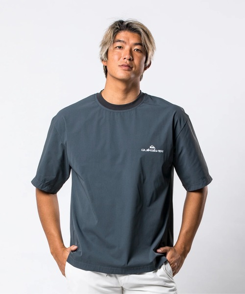 ★QUIKSILVER★半袖 ラッシュガード/ ルーズフィット セール】STRETCH TRIBAL SS /クイックシルバールーズフィット