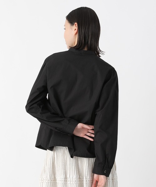 プランテーション　コットン　ブラウス　清涼感　軽量　L 日本製 Plantation プランテーション/WOMEN'S Tops/シャツ/ブラウス| A