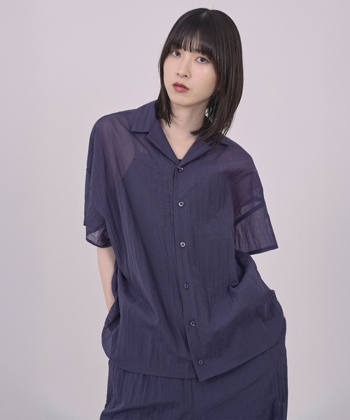 ks0623 ページ Nora Lily（ノラリリー） シャツ 「Nora Lily」Lucent Breeze Open