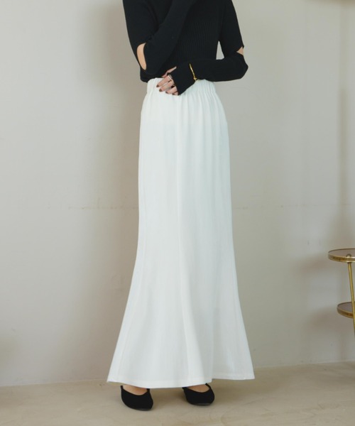 hinari ベロアマーメードスカート アイボリー　XS hinari（ヒナリ） スカート ベロアマーメードスカート : ZOZOTOWN