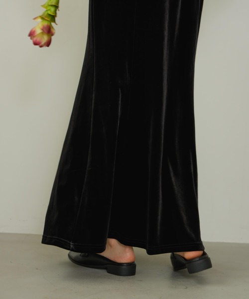 hinari（ヒナリ） スカート ベロアマーメードスカート : ZOZOTOWN