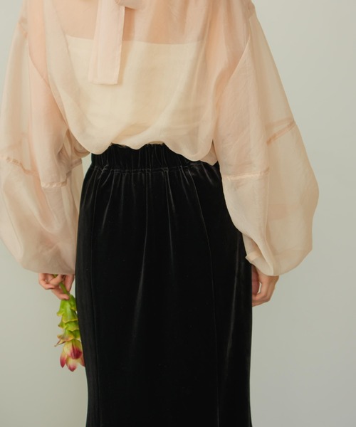 hinari（ヒナリ） スカート ベロアマーメードスカート : ZOZOTOWN