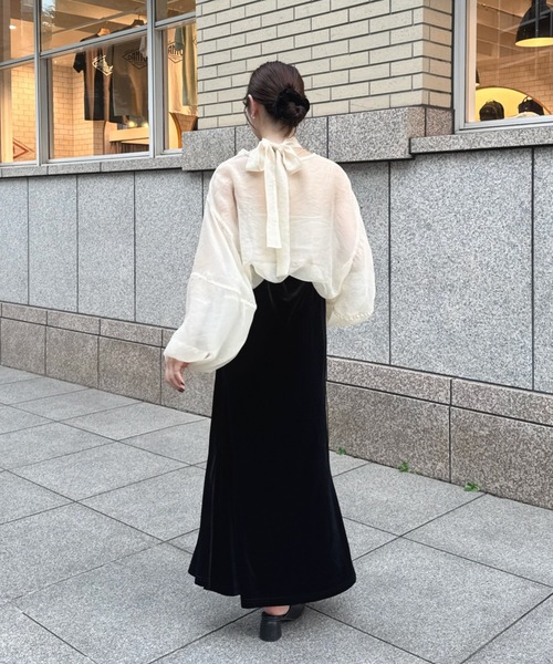 hinari ベロアマーメードスカート xs 完売品　新品未使用 hinari（ヒナリ） スカート ベロアマーメードスカート : ZOZOTOWN